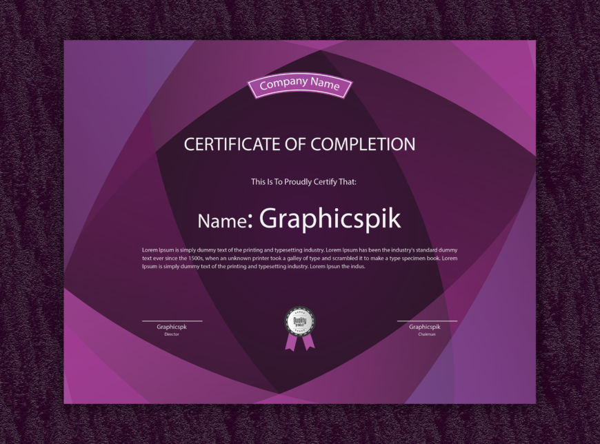 certificate Design