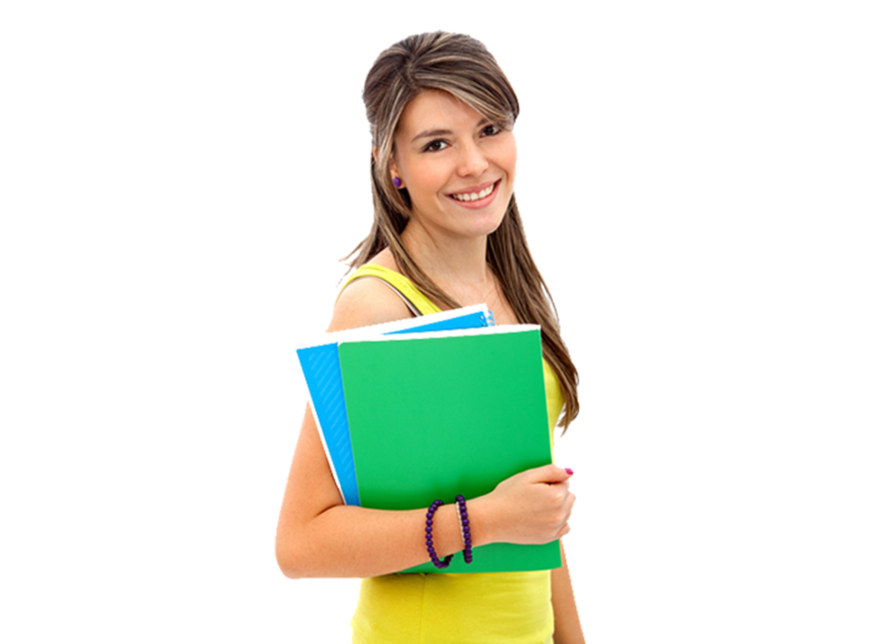 Female College Student PNG