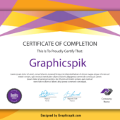 Free Certificate Design Template Download on Graphicspik