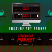 YouTube Attractive Banner Cover Design Free Download