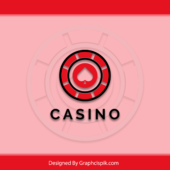 Professional CASINO Logo Design Template Free Download