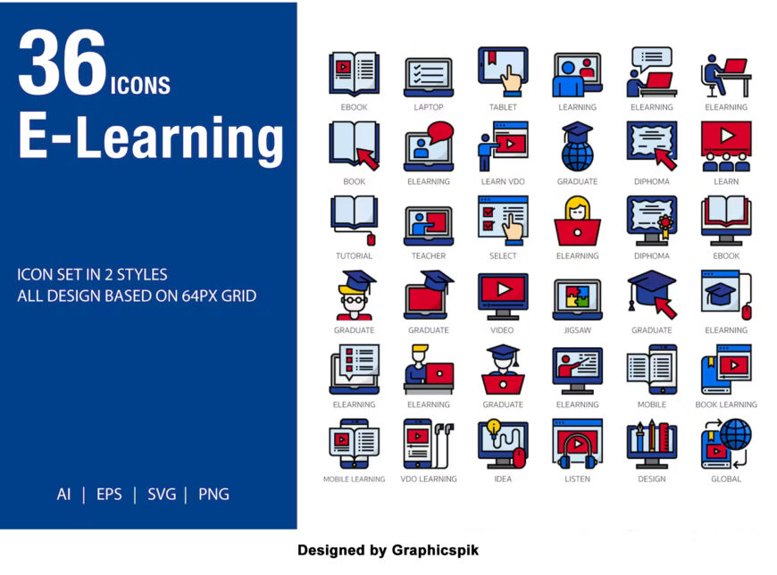 Learning Icons Collection | App icons